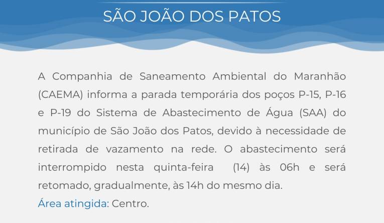 SÃO JOÃO DOS PATOS - 13.09