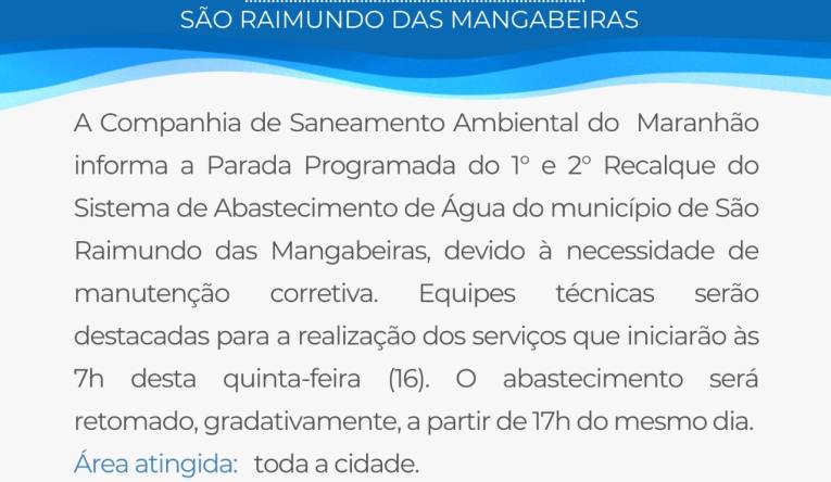 SÃO RAIMUNDO DAS MANGABEIRAS - 16.05