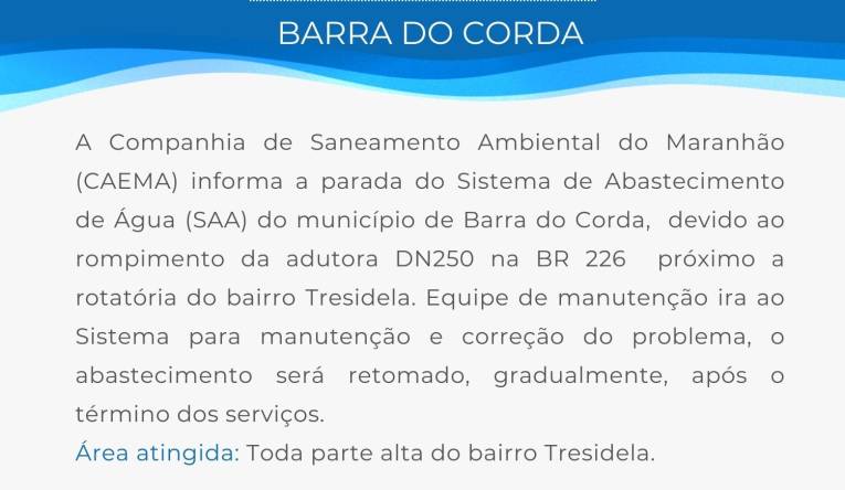 BARRA DO CORDA - 13.10