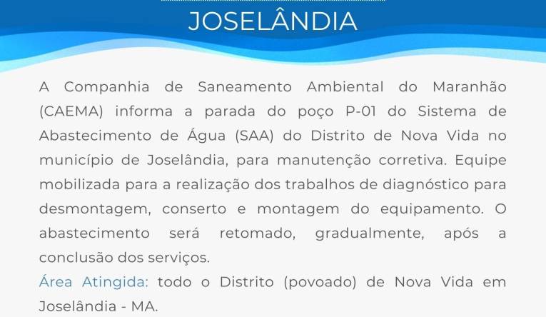 JOSELÂNDIA - 06/01