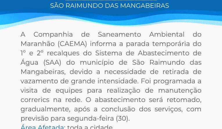 SÃO RAIMUNDO DAS MANGABEIRAS - 28.06
