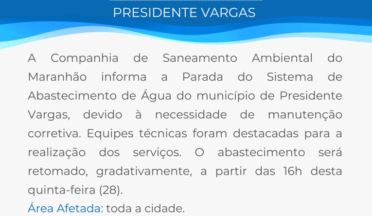 PRESIDENTE VARGAS - 27.08