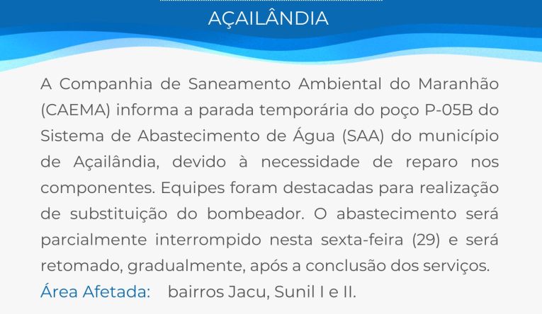 AÇAILÂNDIA - 28.08