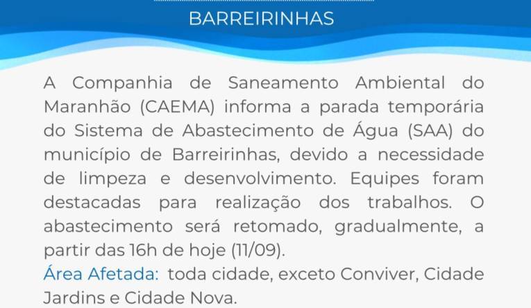 BARREIRINHAS - 11.09