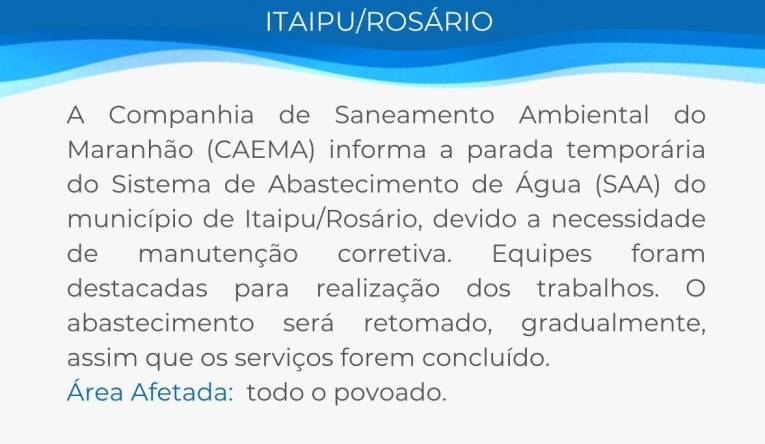 ITAIPU/ROSÁRIO - 11.09