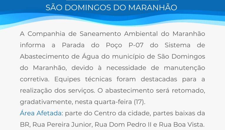 SÃO DOMINGOS DO MARANHÃO - 13.09