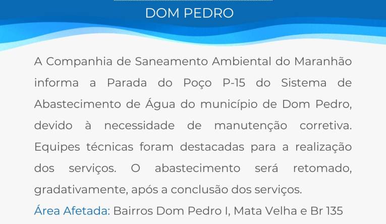 DOM PEDRO - 14.09