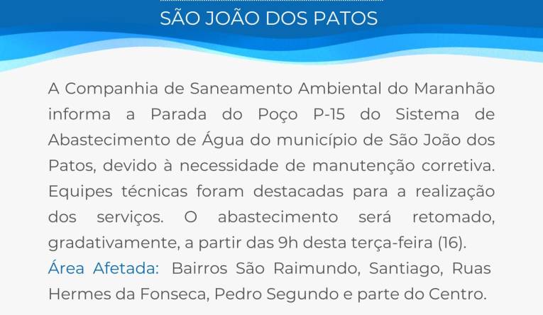 SÃO JOÃO DOS PATOS - 14.09