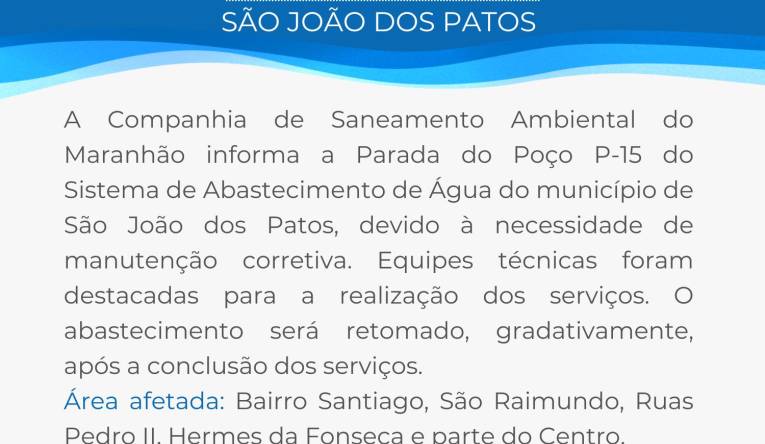 SÃO JOÃO DOS PATOS - 20.09