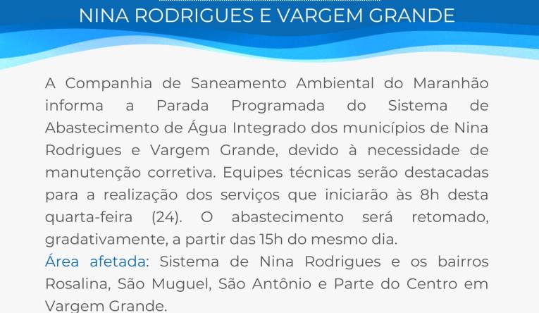 NINA RODRIGUES E VARGEM GRANDE - 23.09