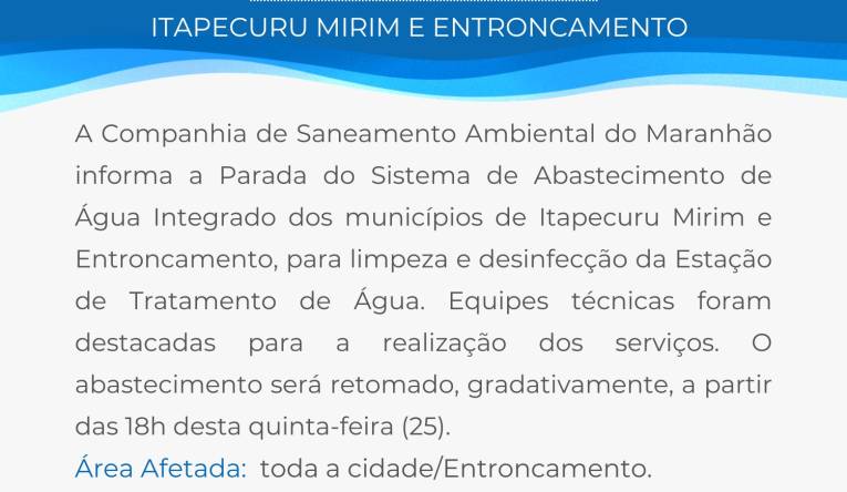 ITAPECURU MIRIM E ENTROCAMENTO - 24.09