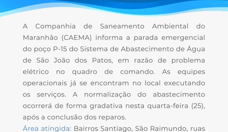 SÃO JOÃO DOS PATOS - 25.02