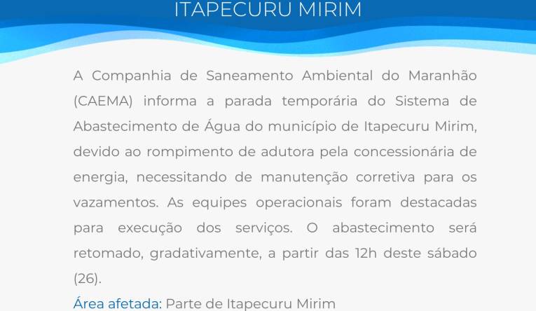 ITAPECURU MIRIM - 26.09