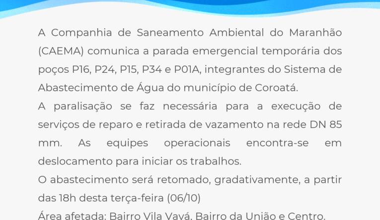 COROATÁ - 06.10