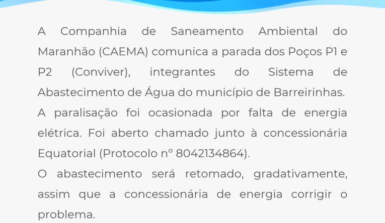 BARREIRINHAS - 16.10